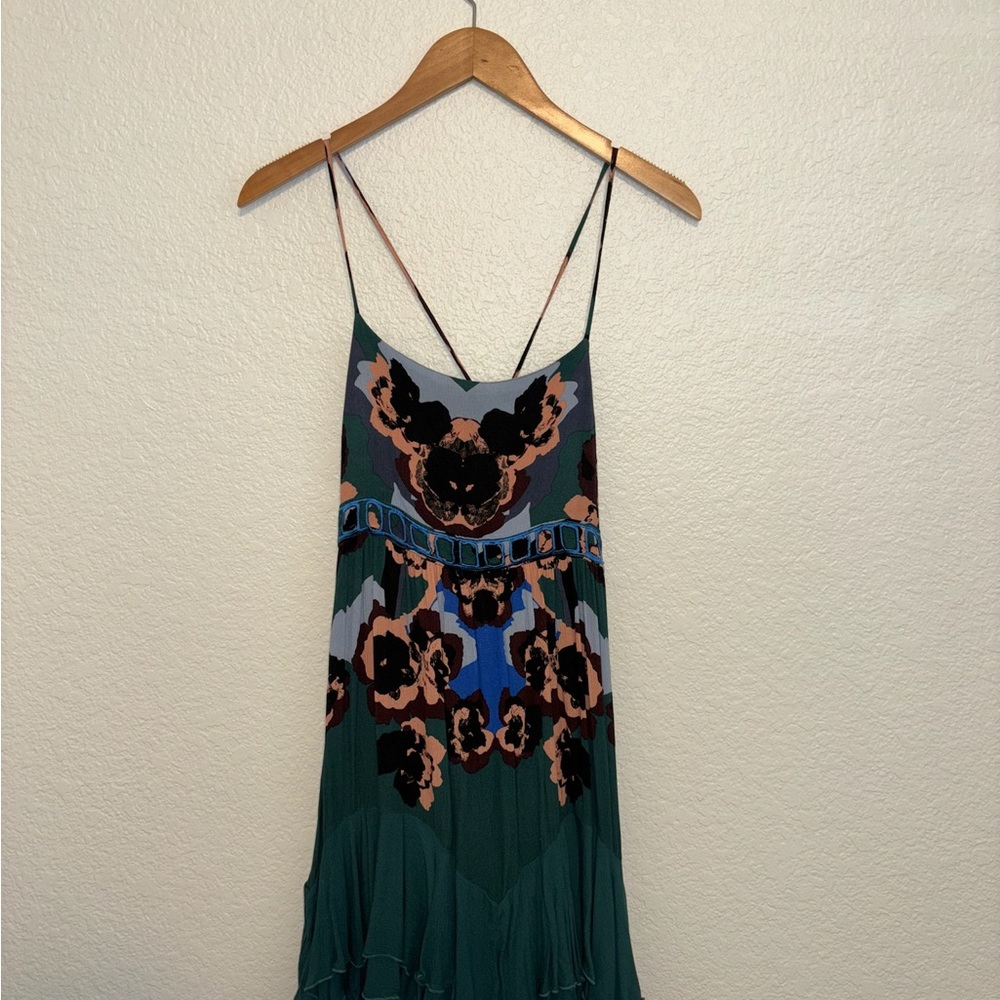 Stylish Printed Spaghetti Strap Dress